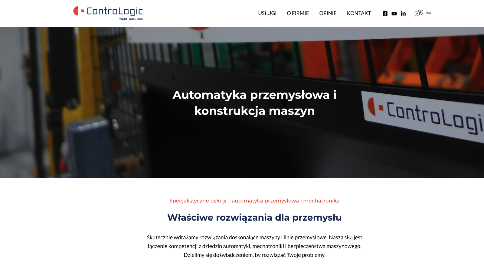 Podgląd strony Contrologic