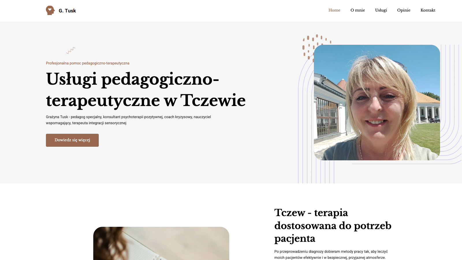 Podgląd strony Grażyna Tusk