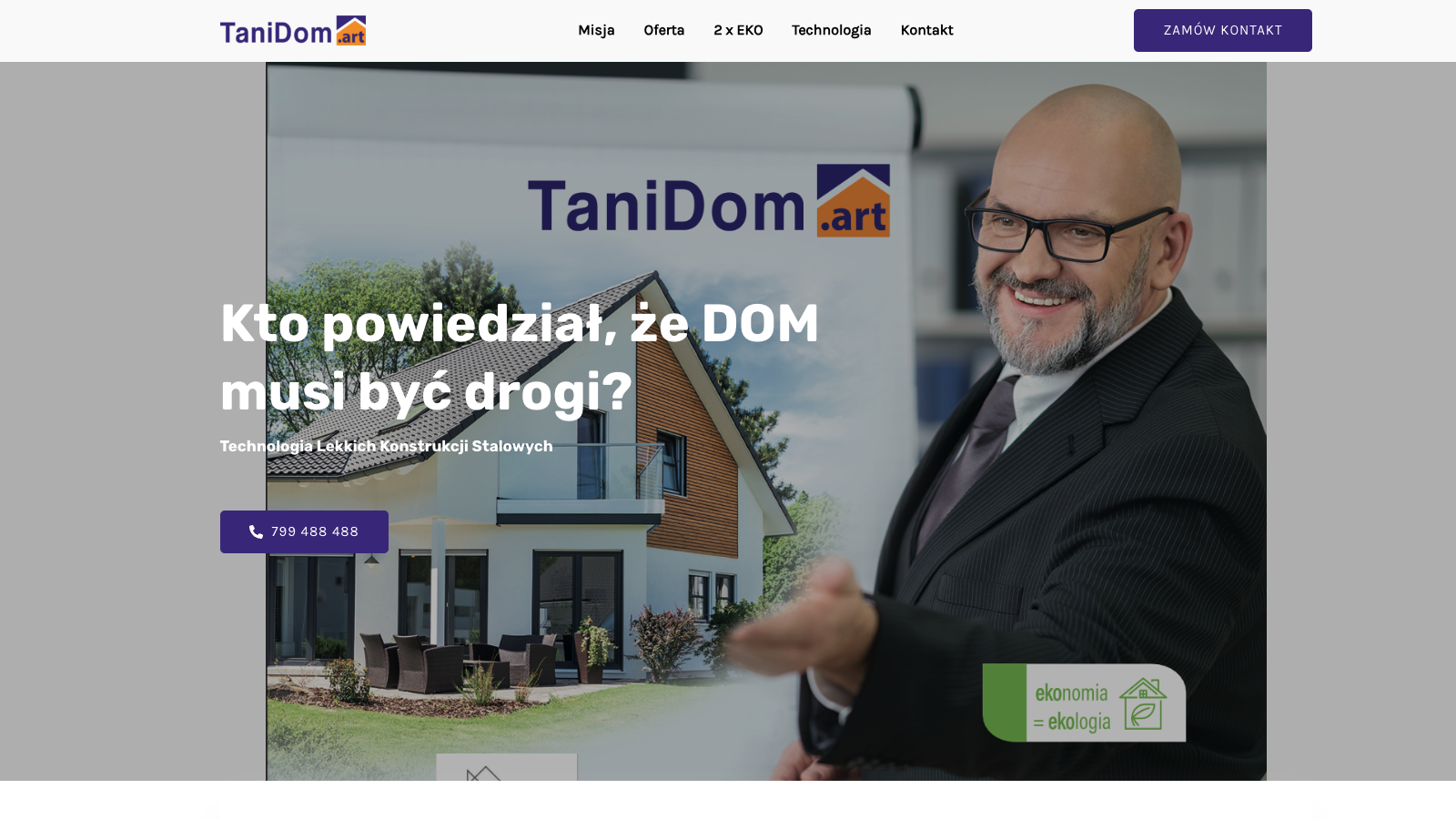 Podgląd strony Tani Dom Art